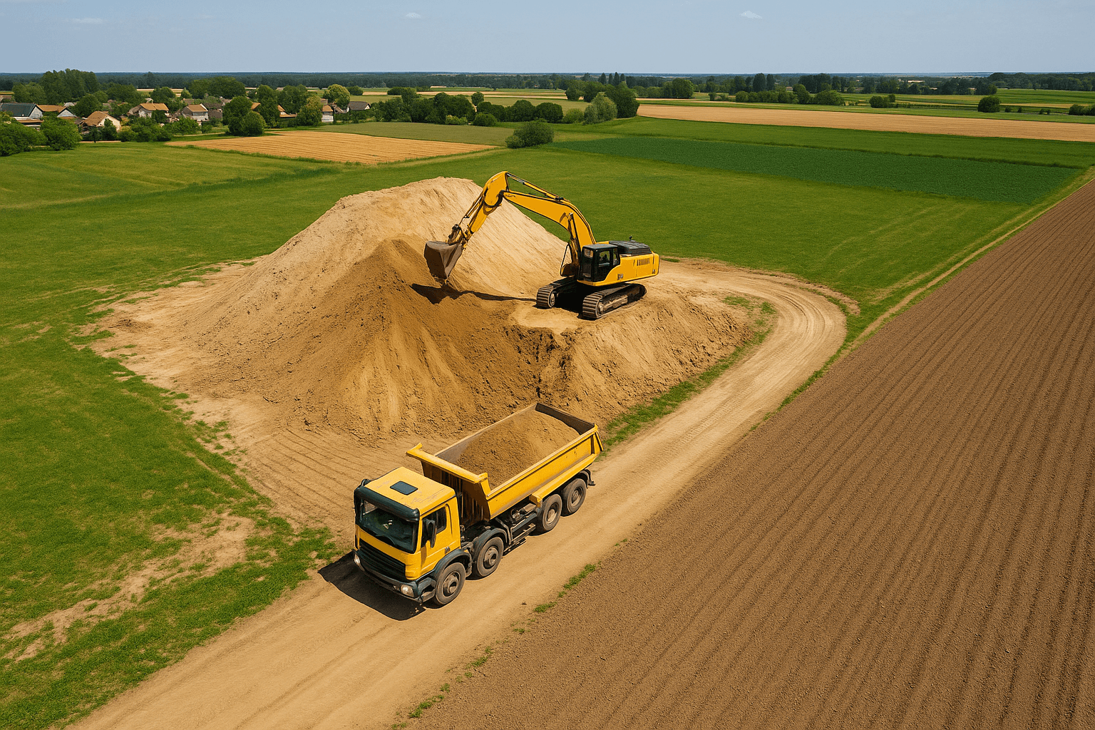 Postępowanie w sprawie usunięcia ziemi nawiezionej na nieruchomość