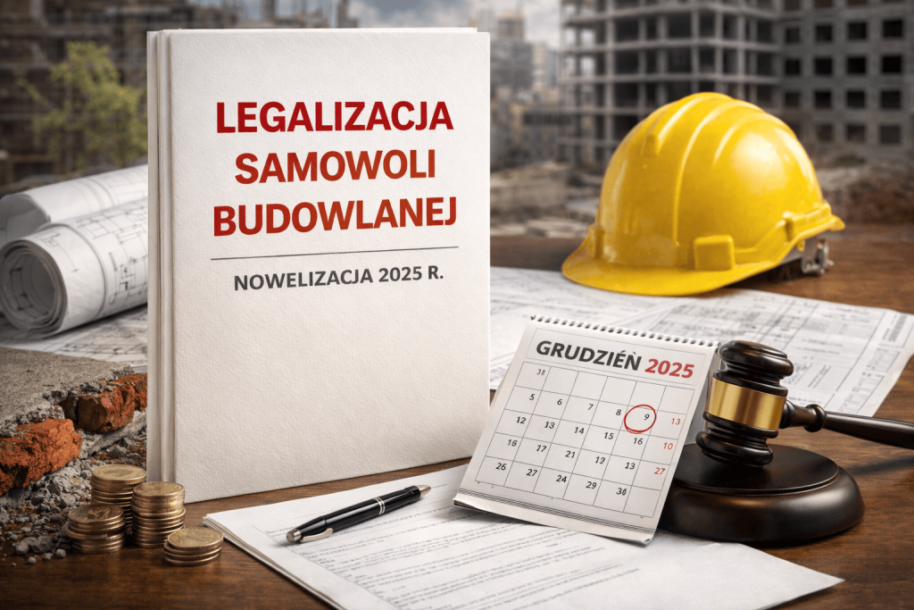 Legalizacja samowoli budowlanej –  nowelizacja z grudnia 2025 r.