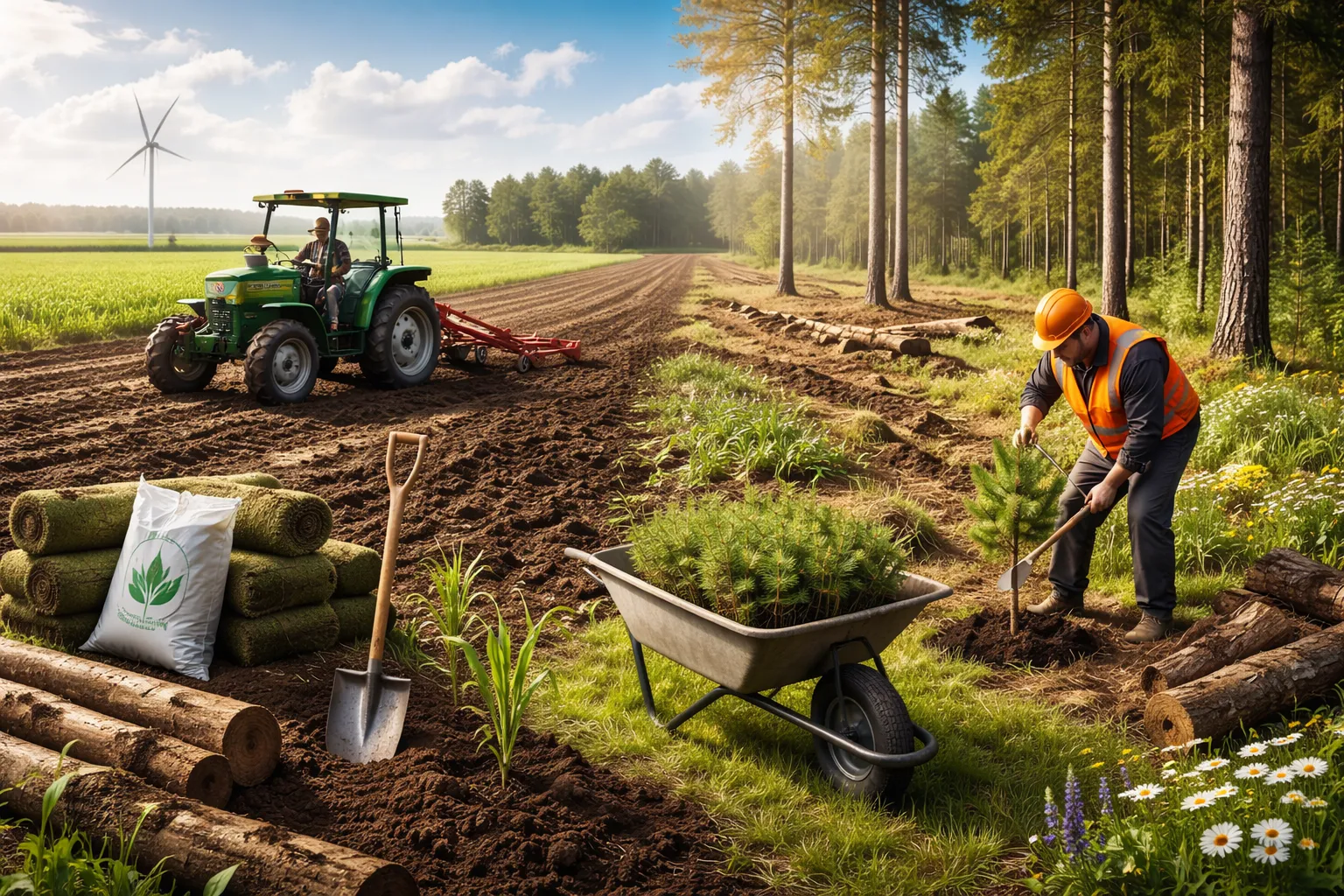 Rekultywacja gruntów rolnych i leśnych